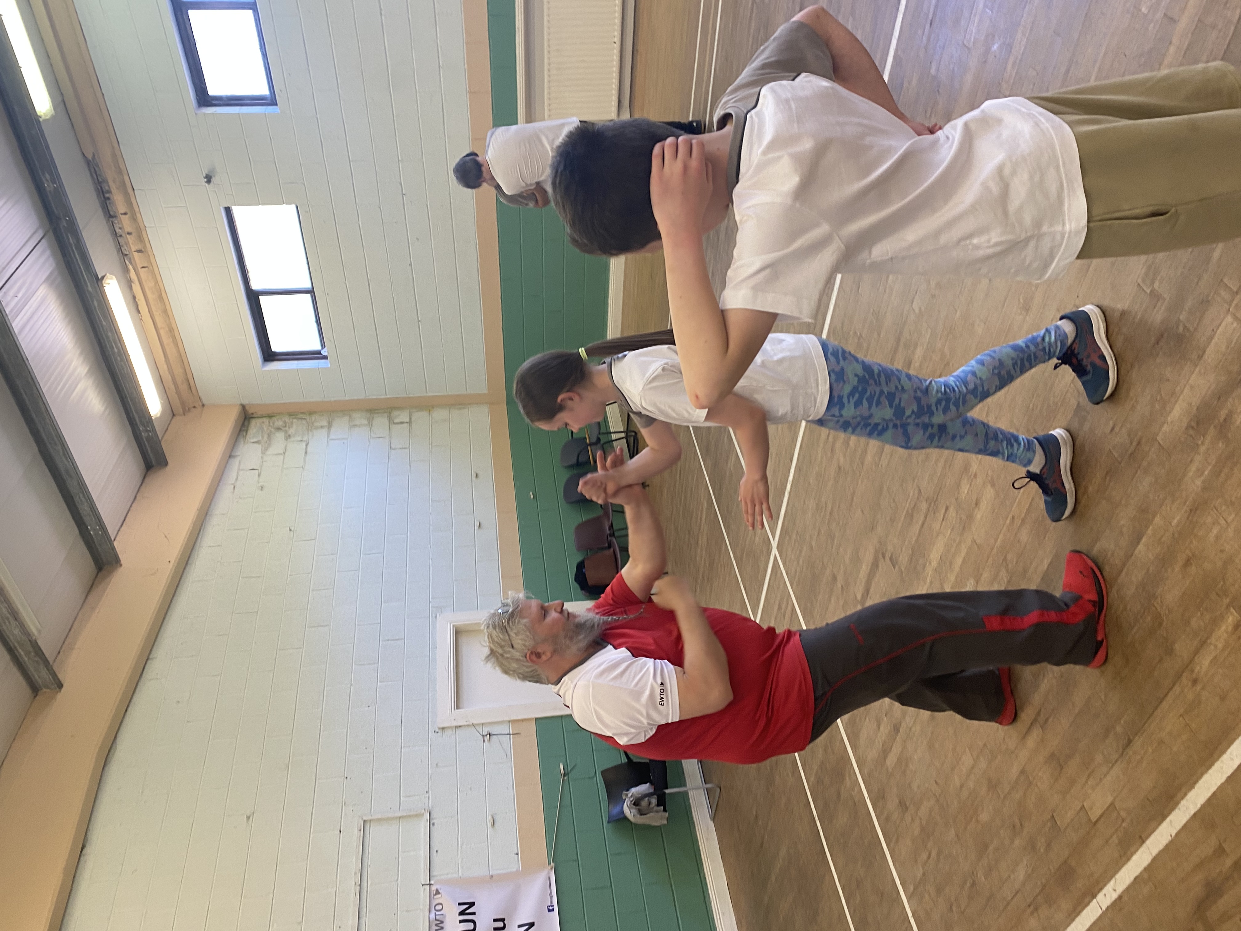 Sifu Tausend with one of our younger students