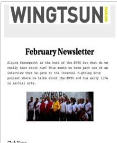 February 2019 Newsletter