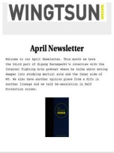 April Newsletter